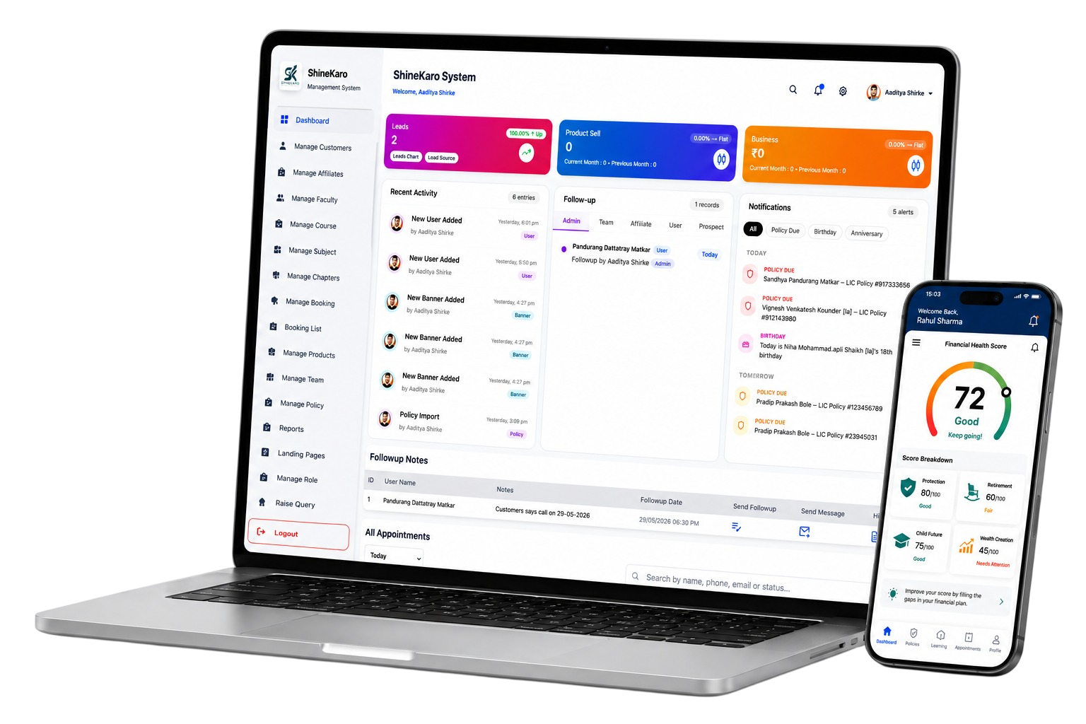Dashboard Preview